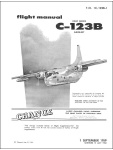 Fairchild C-123B Flight Manual (part# 1C-123B-1)