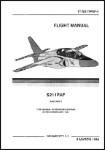 AerMacchi Siai Marchetti S211 Flight Manual (part# AER 1T-S211PAF-1)