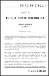 Lockheed C-141C Flight Crew Checklist (part# 1C-141C-1CL-1)