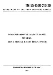 Bell Helicopter Army UH-1D Organizational Maintenance 1965 (part# 55-1520-210-20)