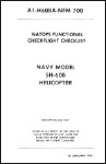 Sikorsky SH-60B NATOPS Functional Checkflight Checklist (part# A1-H60BA-NFM-700)