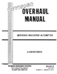 Kollsman Servoed Indicator Altimeter Overhaul Manual 1974 (part# 34-10-2)