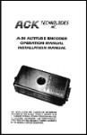 ACK Technologies A30 Altitude Encoder Operation Installation Manual (part# AKA30-OP-C)