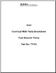 Adel Fuel Boost Pump 1965 Overhaul With Parts Breakdown (part# 271-242)