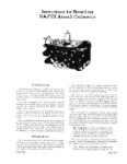 Bendix NA-F7K Stromberg Carburetors Instructions (part# 10-626)