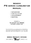 Bendix PS Series Carburetor Ops, Installation, Adjustment, Service (part# PSSERIES)