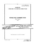 Interstate Portable Field Tachmeter Tester Operation & Maintenance Manual (part# 33D2-6-7-11)