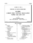 Bendix Type 1042 & 1337 1943 Operating and Service Instructions (part# BX1042,1337-43M)
