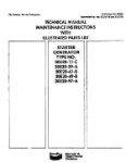 Bendix Starter Generator 30E20 Series Maintenance Instructions w/Illustrated Parts List (part# R792-5)