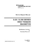 Bendix S-20 Series Master Magneto Manual (part# BXS20SERIES)