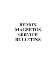 Bendix Magnetos Service Bulletins (part# BXMAGNETOS SLB C)
