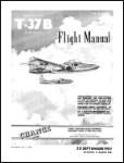 Cessna T-37B Flight Manual (part# 1T-37B-1)