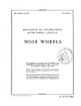 Firestone Nose Wheels 1944 Handbook Of Instructions With Parts Catalog (part# 03-25HA-5)