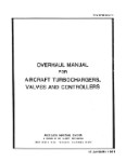 Garrett Aircraft Turbochargers, Valves and Controllers Overhaul 1981 (part# TP20-0120-1)