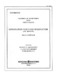 General Electric Company Generator-Voltage Regulator Instruction Manual With Parts Catalog (part# GEI-16287A)