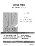 Goodyear AP-453 Main Wheel Assembly Overhaul Manual With Illustrated Parts List (part# 32-40-39)