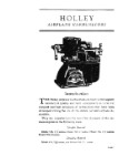 Holley Carburetor Company 429, 426, 424, 438 Carburetors Installation (part# HO429,426,424,438-C)