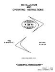 Intercontinental Dynamics Corp Encoding Altimeters 1976 Installation & Operating Instructions (part# 29520)
