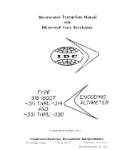 Intercontinental Dynamics Corp Encoding Altimeters 1973 Maintenance Manual With Illustrated Parts (part# 25844)