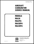 Marvel-Schebler MA3A, MA3PA, MA3SPA, MA4SPA 1970 Maintenance/Service Manual (part# FAPCO-1)