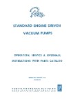 Pesco Standard Engine Driven Vacuum Pump Operation, Service, Overhaul, Parts (part# PESTANDARDENGINE-M-C)