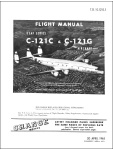 Lockheed C-121C, C-121G Flight Manual (part# 1C-121C-1)