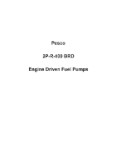 Pesco 2P-R-400-BRD Fuel Pumps Parts Catalog with Service Instructions, Operation (part# PE2PR400BRD-M-C)