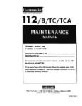 Aero Commander 112-B-TC-TCA 1980 Maintenance Manual (part# M112001-2)