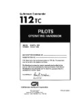 Aero Commander 112TC 1976 Pilot's Operating Handbook (part# M112004-1)