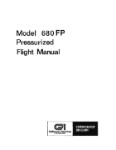 Aero Commander 680F Pressurized 1962-65 Flight Manual (part# AC680FP61-F-C)
