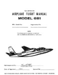 Aero Commander 681, 681B Hawk 1970-72 Flight Manual (part# AC681,B-F-C)