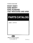 Aero Commander 690C, 690D, 695, 695A, 695B Illustrated Parts Catalog (part# M690003-4)