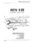 Aviat Aircraft Inc Pitts Model S-2B Parts Catalog (part# ATS2B-88-P-C)