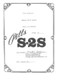 Aviat Aircraft Inc Pitts Model S-2S 1981 Flight Manual (part# ATS2S-81-F-C)