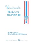 Beech A23-24 Super III Series Owner's Manual (part# 169-590003-1B1)