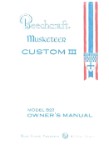 Beech B23 Musketeer Custom III Owner's Manual (part# 169-590005-1)