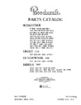 Beech 19, 23, 24 Series Parts Catalog (part# 169-590012I)