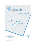 Beech 33 Debonair Owners Manual (part# BE33-O-C)