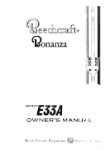 Beech E-33A Series Owner's Manual (part# 33-590005-1)