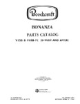 Beech V35B & V35B-TC Bonanza Illustrated Parts Catalog (part# 35-590102-5D1)