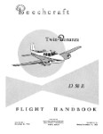 Beech D-50E Flight Handbook (part# 50-590129-1)