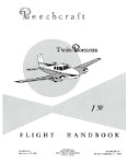 Beech J50 Revised 1963 Flight Handbook (part# 50-590126-3)