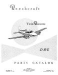 Beech D-50E Parts Catalog (part# 50-590041-13)