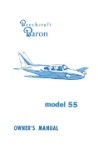 Beech B55 Baron Owner's Manual (part# 55-590000-39A)