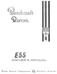 Beech E55 Owner's Manual (part# 96-590010-1B)