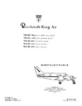 Beech King Air 90 Series Maintenance Manual (part# 90-590012-13B)