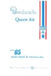 Beech Queen Air 65 Series Owner's Manual (part# 65-001021-27)