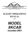 Bellanca 8KCAB Decathlon Flight Manual (part# BE8KCB71-F)