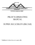 Bellanca 8KCAB Super Decathlon Pilot's Operating Handbook (part# BL8KCAB-POH-C)