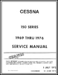 Cessna 150 Series 1969-76 Maintenance Manual (part# D971C3-13)